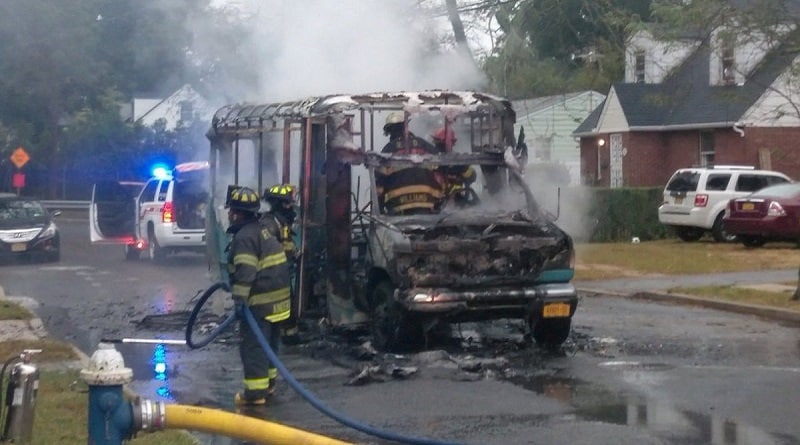 Driver rescued children with special needs fire in the school bus