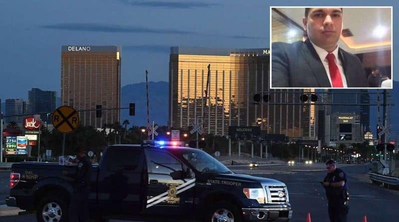Gone was the security guard of the hotel, first discovered the Vegas arrow