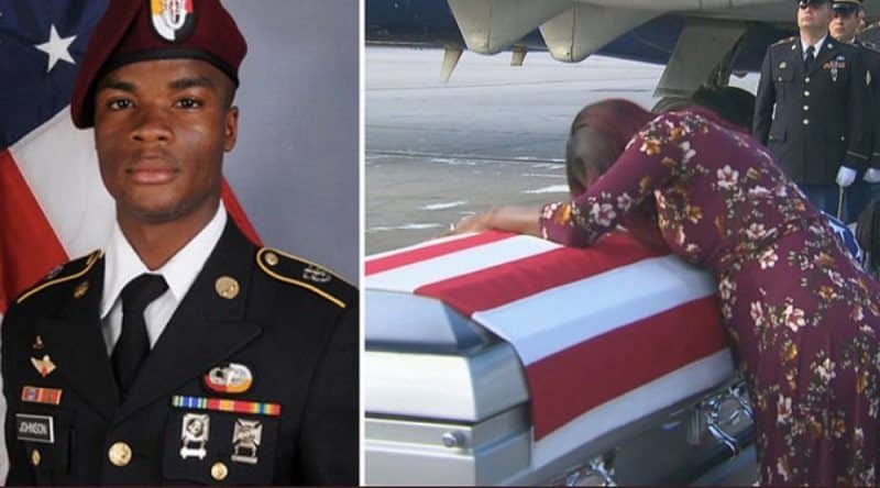 Trump — the widow of a deceased soldier: «He knew what was coming»