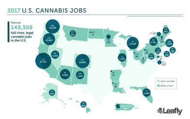 Legalization of marijuana will create thousands of high-paying jobs in California