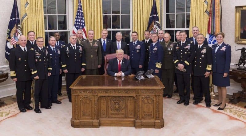 «The calm before the storm» — trump after a meeting with the military leaders of the United States