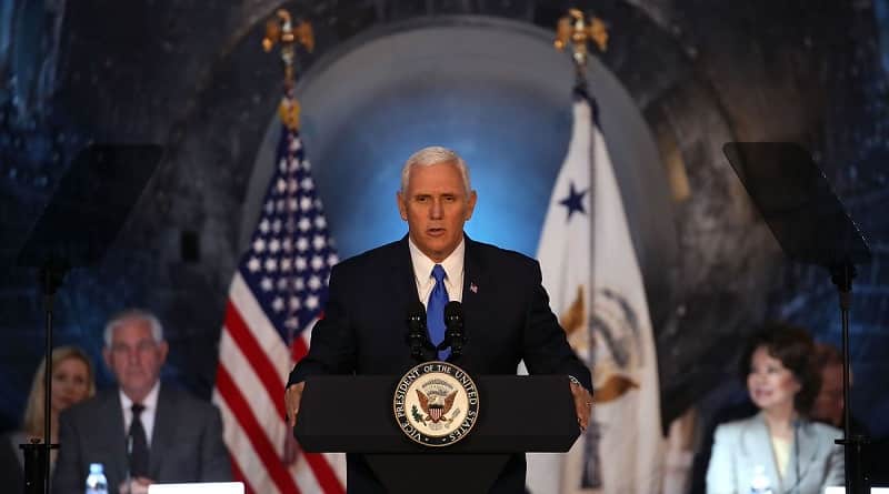 Mike Pence promised to send Americans to the moon, Mars and beyond
