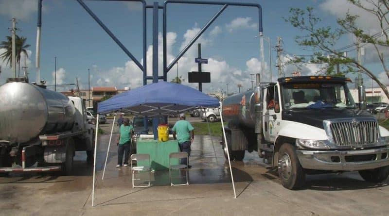 Residents of Puerto Rico are forced to get drinking water hazardous waste