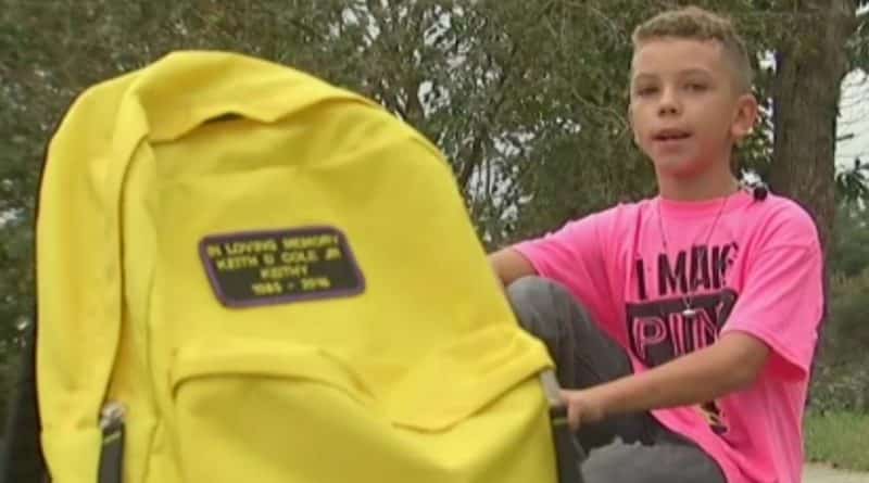 Eleven-year-old boy helps people cope with drug addiction