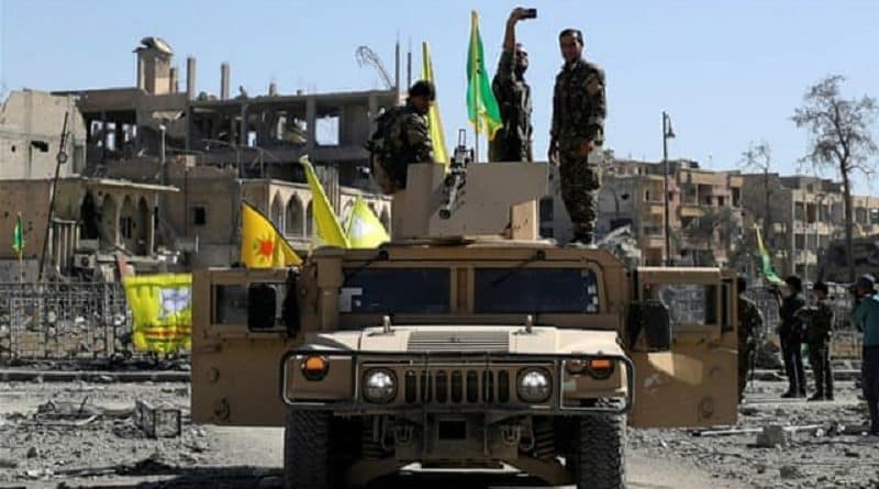 The Syrian military under the command of the United States completely liberated Raqqa from ISIS