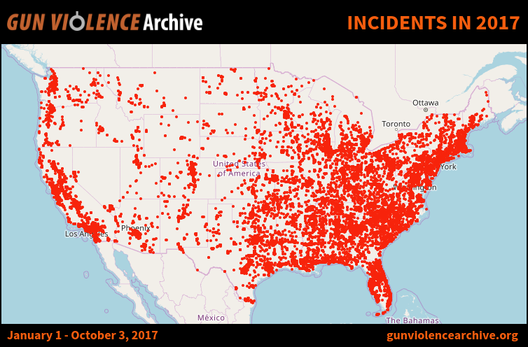 Analysis | 1516 cases of mass shootings in 1735 days in US