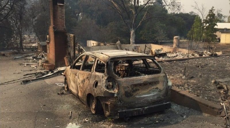 One of the worst fires in California: 10 killed, 1,500 buildings destroyed