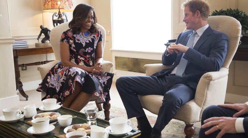 Michelle Obama and Prince Harry visited a school in Chicago