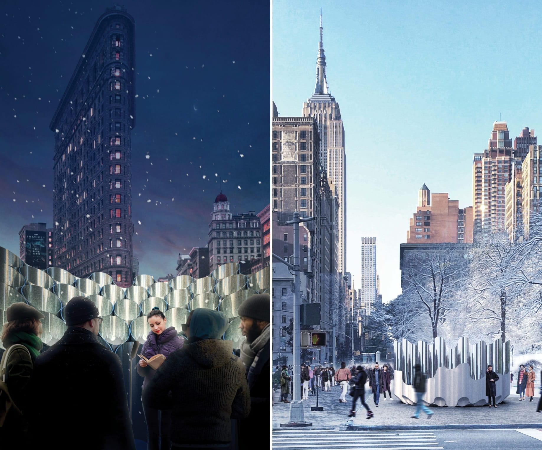 By holidays in Flatiron District will be a new installation