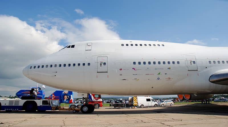 The Boeing 747 made its last flight from the airport of San Francisco