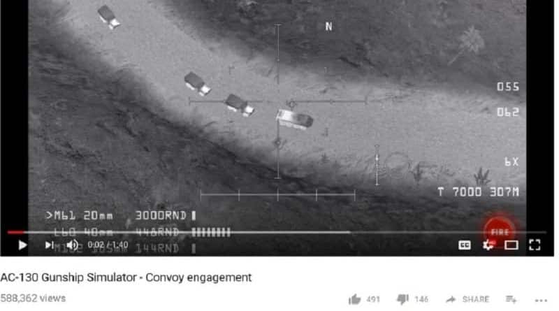 Russia has used footage from a computer game as evidence of US aid to ISIS