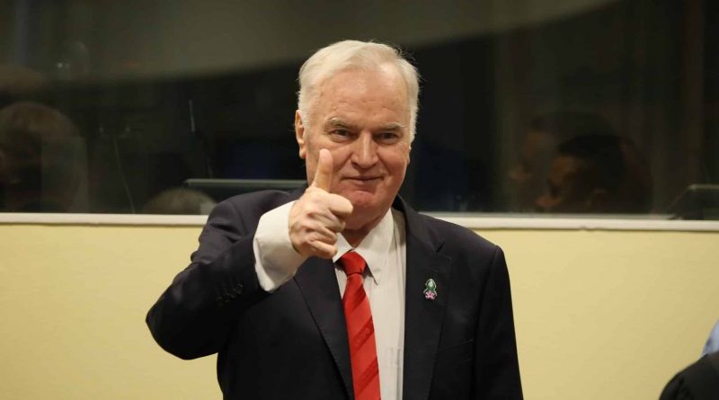 «The Bosnian butcher» Ratko Mladic is sentenced to life imprisonment for genocide