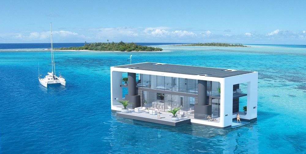 This houseboat is able to withstand hurricanes 4th category (photo)