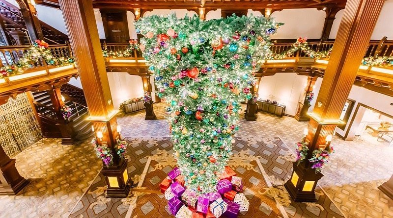 The price hit the festive season upside — down Christmas tree — up to $1000