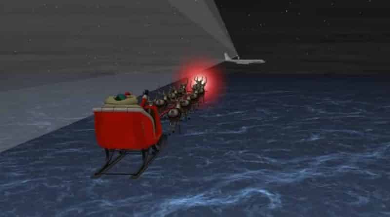 Where flying Santa Claus? Of Santa’s journey on Christmas eve
