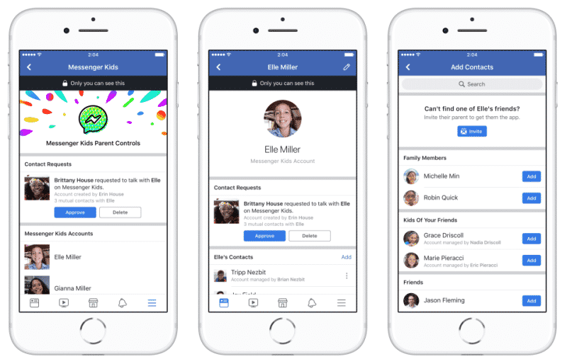 Facebook launches messenger for kids