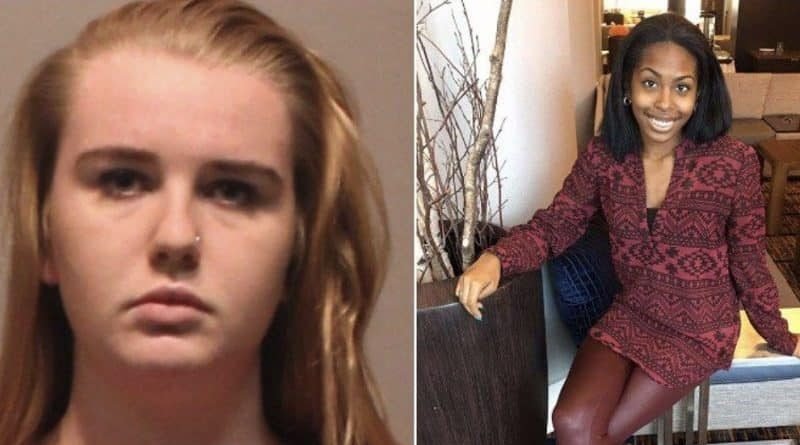 Former student accused in a crime at the hate crime against her black neighbor