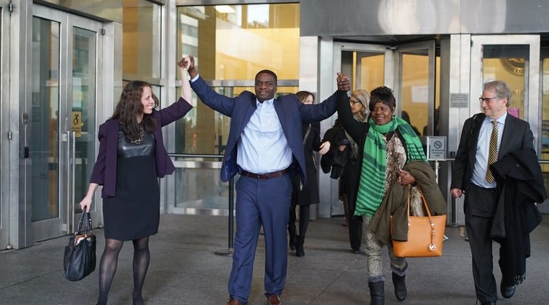 In new York city have freed an innocent who was in prison for 30 years