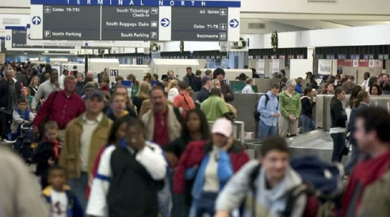 The busiest airport in the world in Atlanta stopped working due to a failure in the power supply