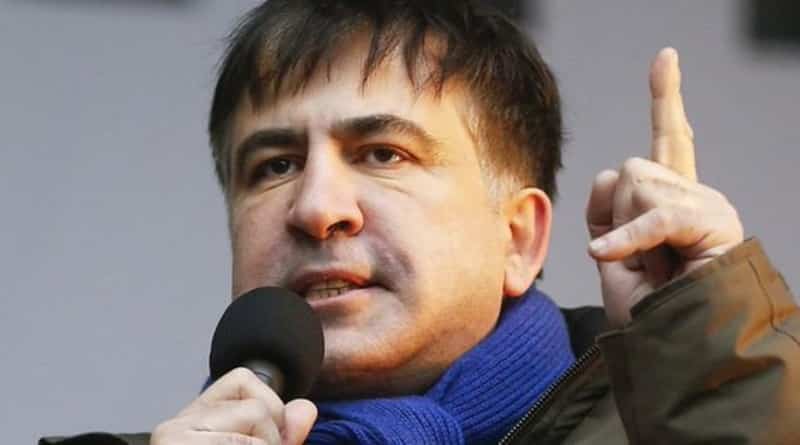 March for impeachment in Kiev: Saakashvili’s supporters stormed the October Palace