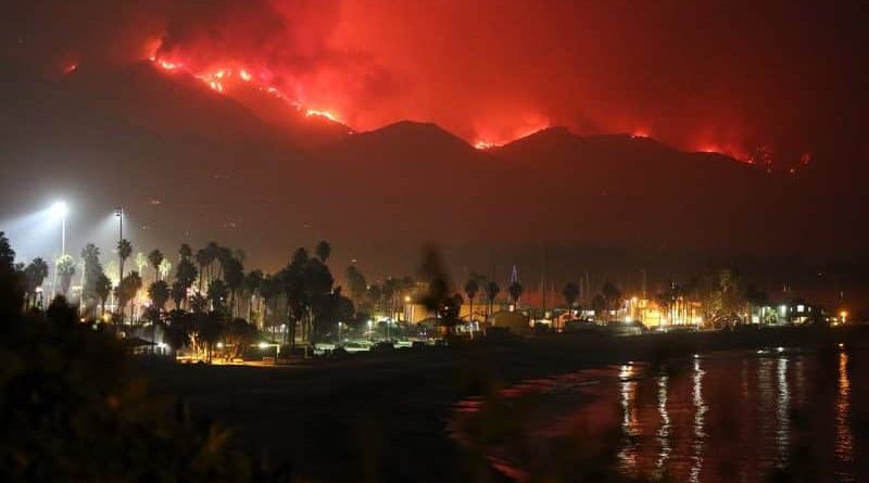 «This fire is the beast» – the fire in California threatens Santa Barbara