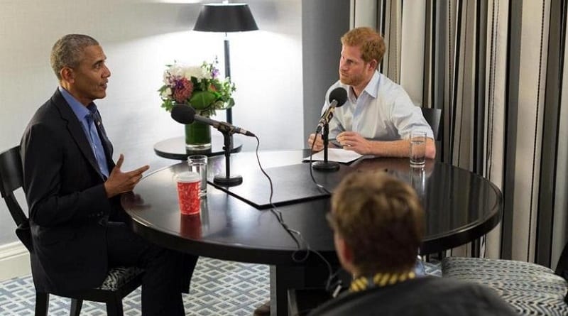 British Prince Harry has an interview with Obama (video)