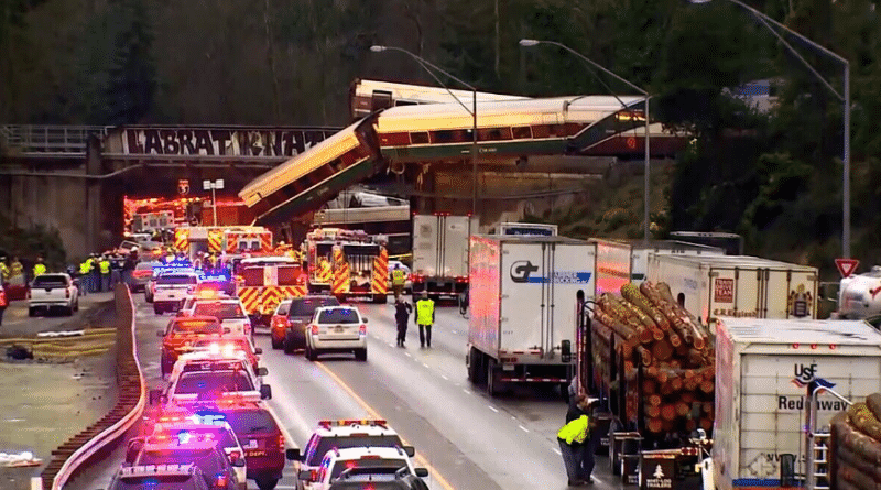 Two of the three died during a train derailment Amtrak — ardent supporters of rail transport