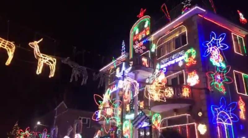 In Brooklyn there was the Christmas house in new York