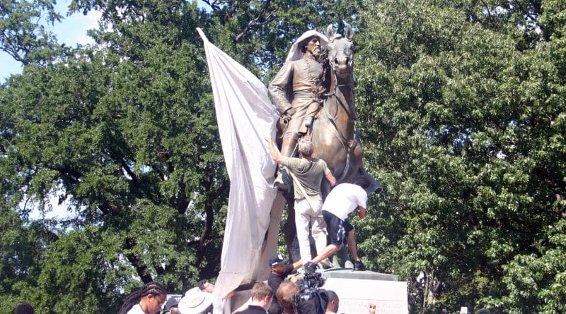 Memphis was the last city that said goodbye to the monuments of the Civil war