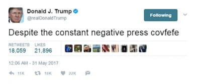 10 most impressive tweets trump in 2017