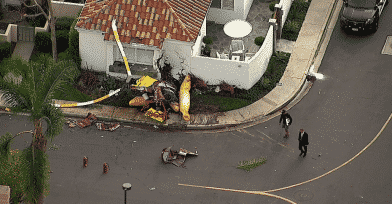 The helicopter fell on a house in California: 3 people killed, 2 wounded