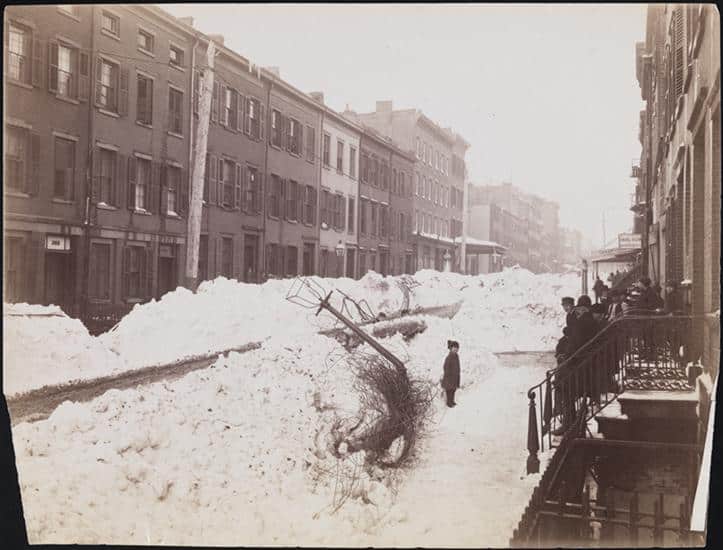 Unknown new York | the Blizzard of 1888 (photo)