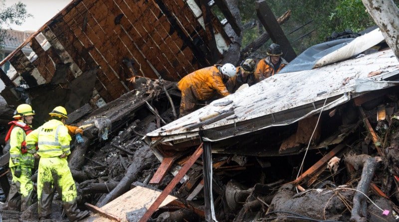 Mudslides in California are already 13 dead