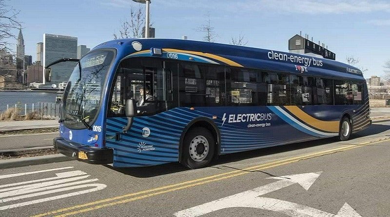MTA begins testing a new electric bus on city routes