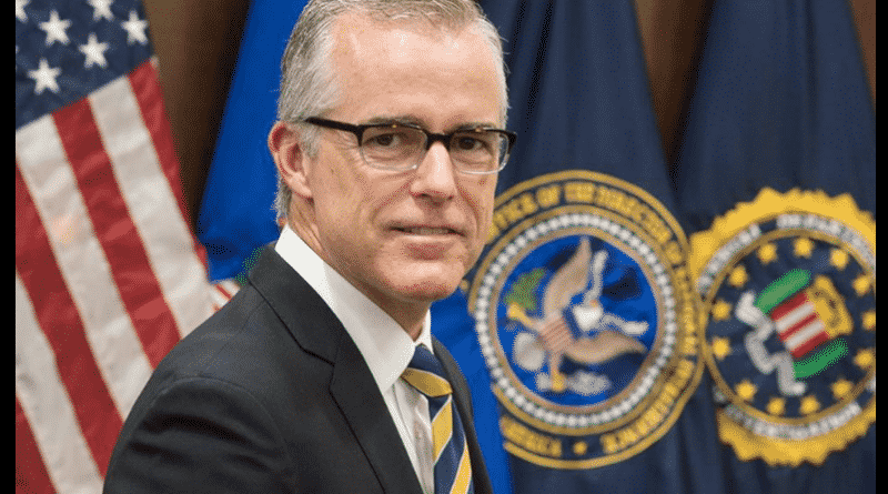 Deputy Director of the FBI’s Andrew McCabe to retire ahead of time