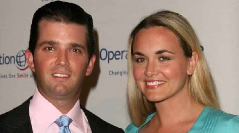 Wife trump Jr. was hospitalized after he opened an envelope with white powder