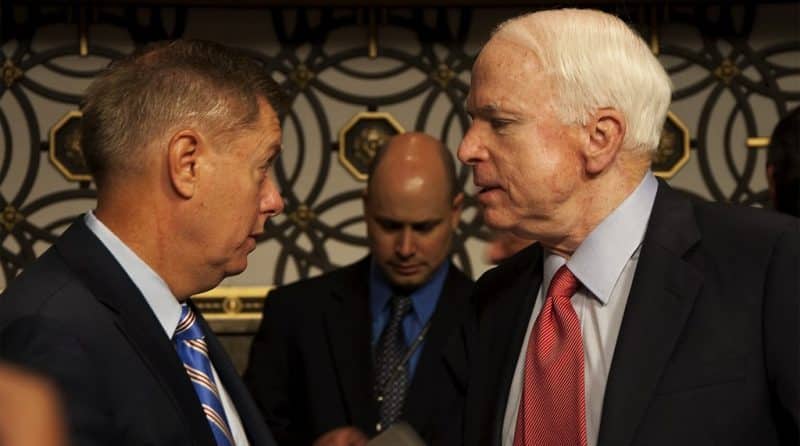 Senator Graham, after meeting with McCain: «We haven’t talked about the funeral»