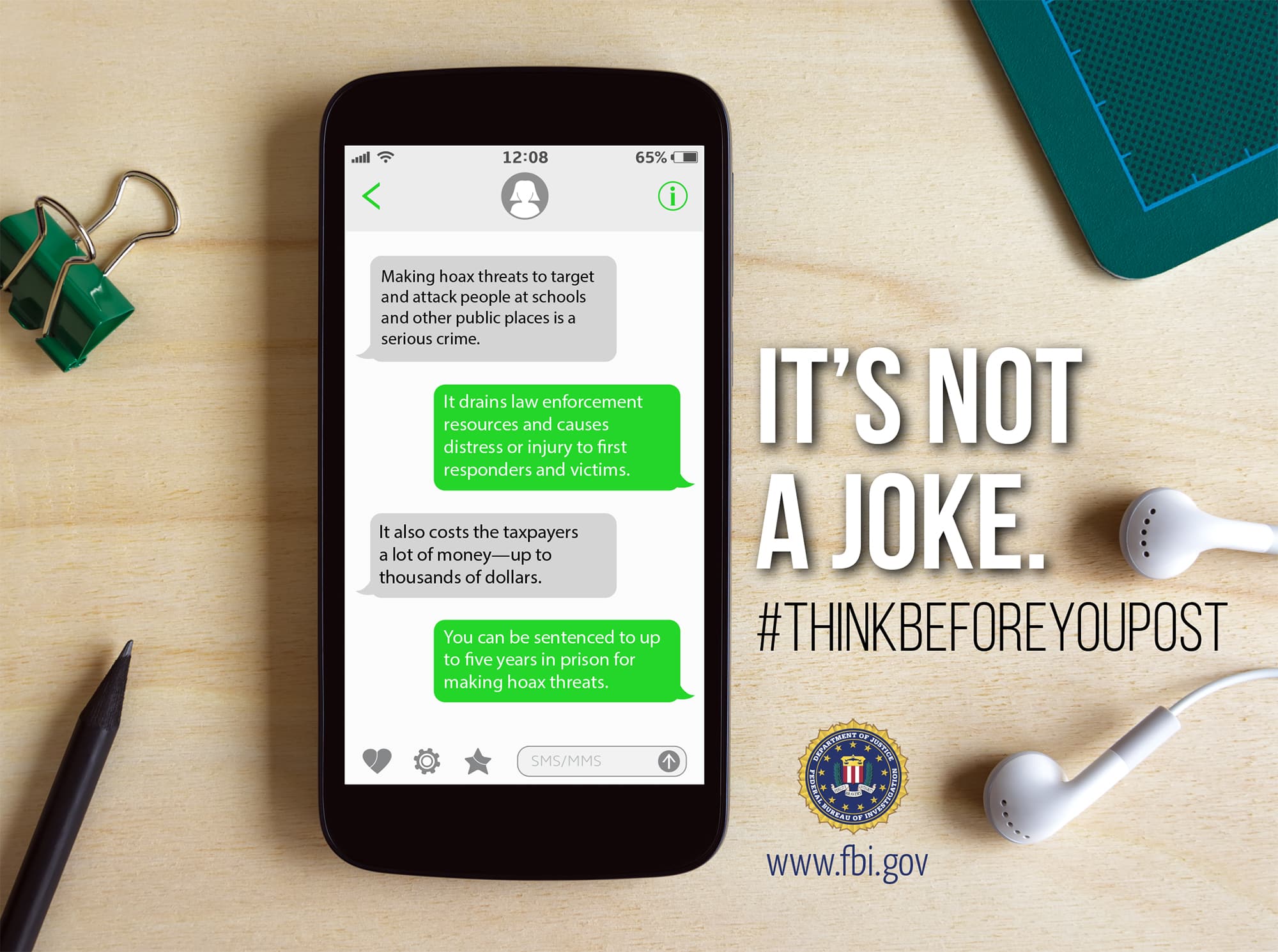 The FBI launches a national campaign #ThinkBeforeYouPost