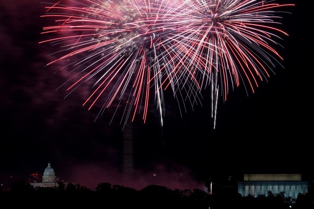 Fireworks on the 4th of July: what part of USA weather threatens to spoil the spectacle