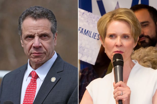Cuomo spoke of impeachment for trump and Cynthia Nixon — about how the President and the Governor
