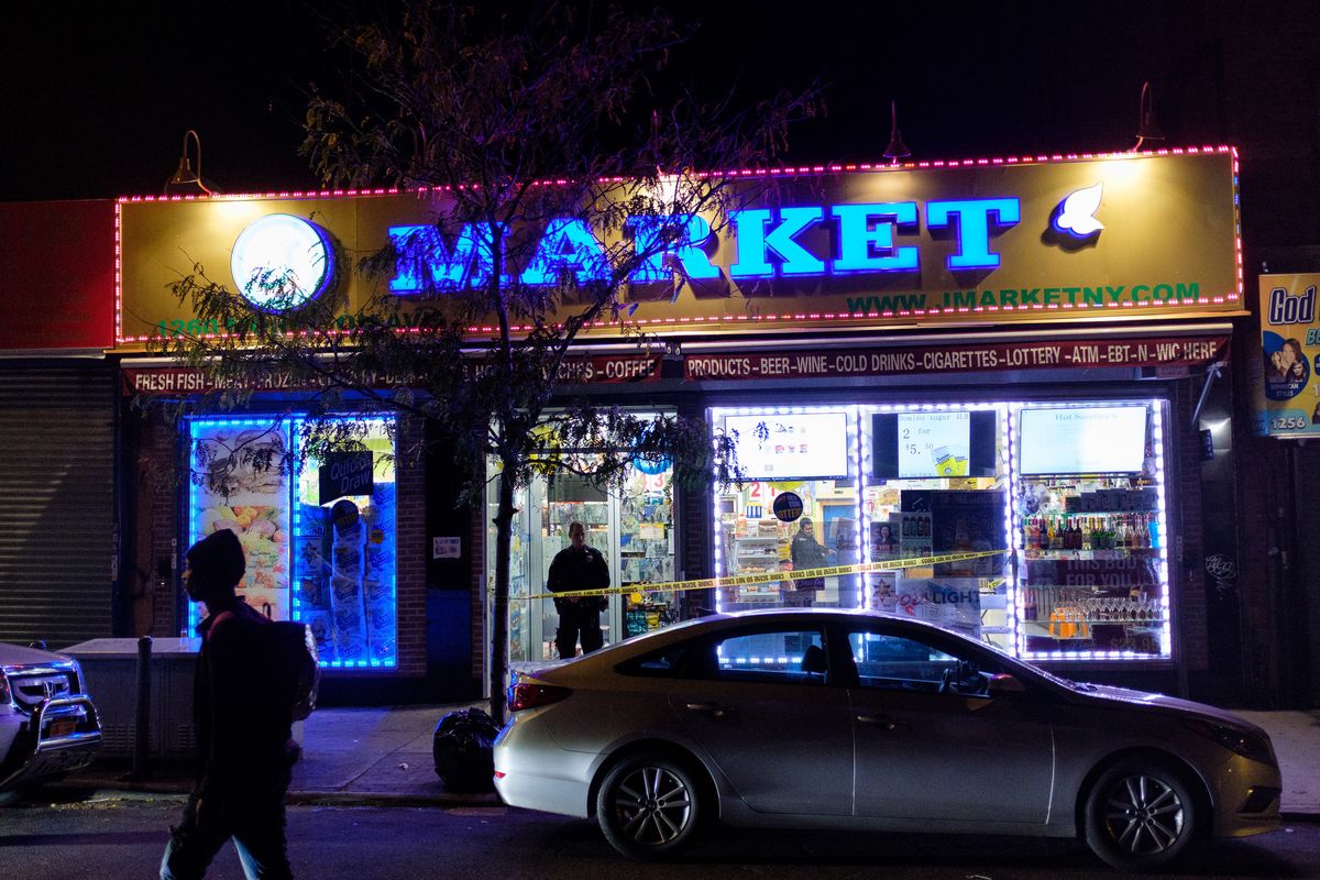 In the Bronx the store owner with one shot killed unarmed robber