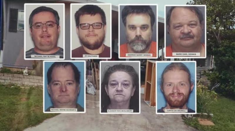 Seven Florida residents used a 15-year-old boy as a sex slave
