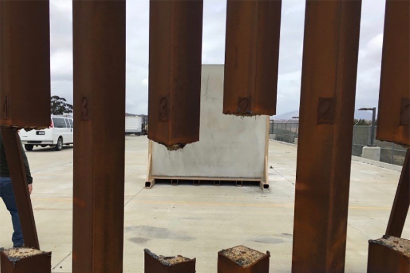 DHS tested a prototype of the trump wall, cutting her usual building tool