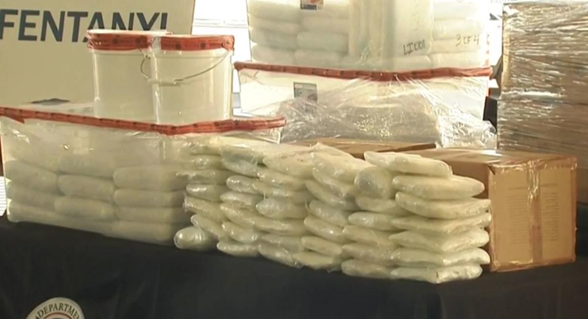 The border guards seized a record shipment of fentanyl, which is capable to kill 57 million people