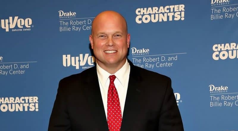 Former attorney General Matthew Whitaker Monday does not appear in the Ministry of justice