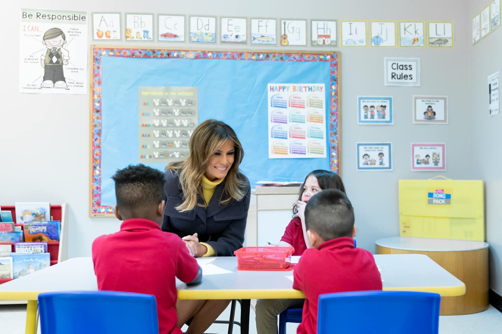 Melania trump attended school in Tulsa, becoming the first President’s wife, who came to the city on an official visit