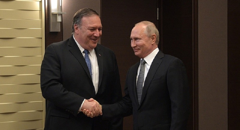Pompeo and Putin discussed Russia’s intervention in the 2016 Elections, arms control and Iran