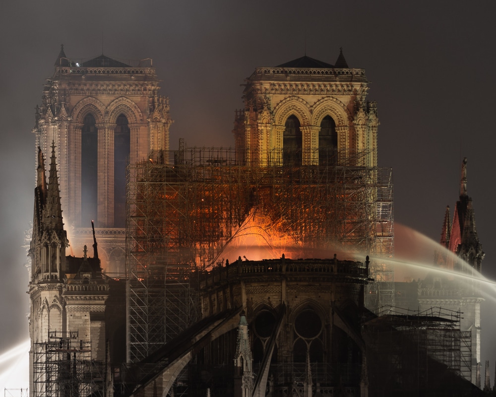 90% of the funds for the restoration of Notre Dame donated by the Americans