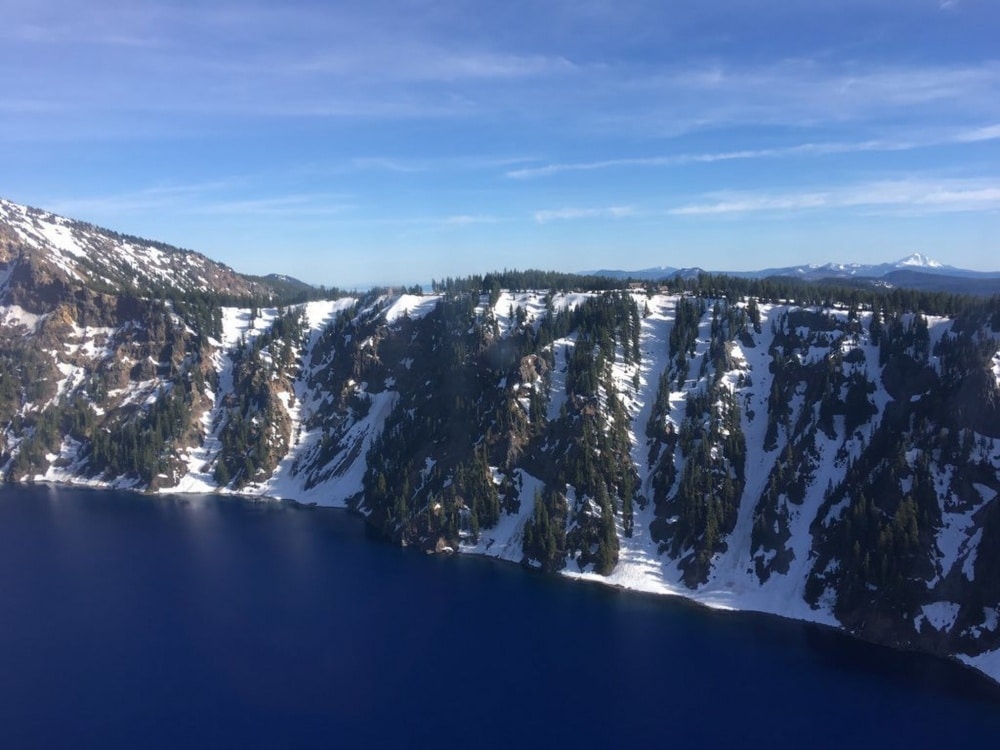 A Florida man spent 6 hours in the Caldera lake in Oregon after falling from a height of 800 feet