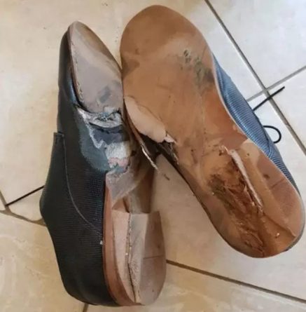 The passenger low-cost airline got my Luggage with a huge hole, and most of things were destroyed (photos)